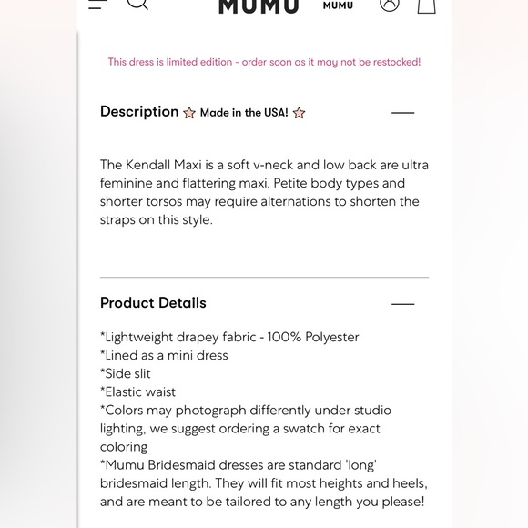 Show me your Mumu Kendall Maxi dress in Dusty Blush Crisp - Picture 4 of 6